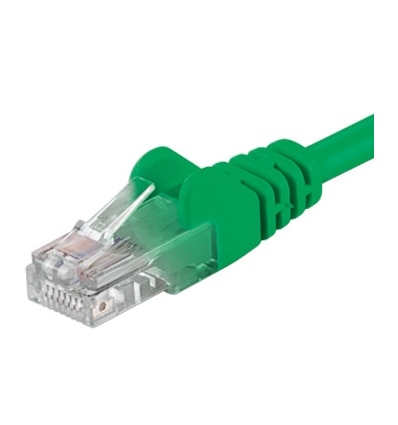 PremiumCord Patch kabel UTP RJ45-RJ45 CAT6 1m zelená