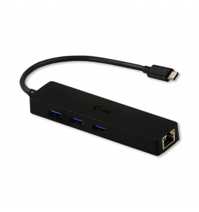 i-tec USB 3.1 Type C SLIM HUB 3 Port With GLAN