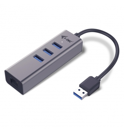 i-tec USB 3.0 Metal HUB 3 Port + Gigabit Ethernet