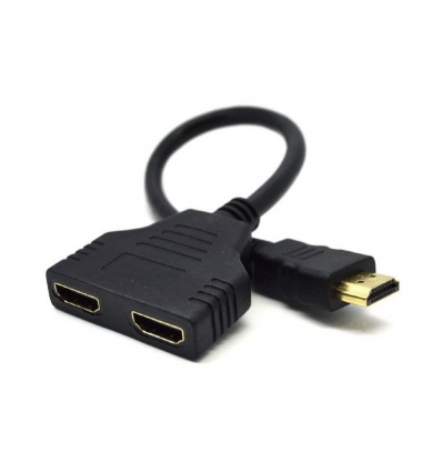 GEMBIRD HDMI splitter, pasivní, kabel, 2 cesty