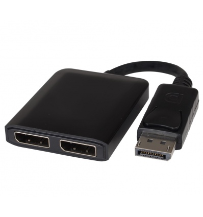 PremiumCord adaptér DisplayPort - 2x DisplayPort, rozšíření + zrcadlení obrazu, 4K*2K@30Hz