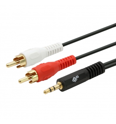 TB Touch Cable 3,5mm Mini Jack -2x RCA M/M 2,5m