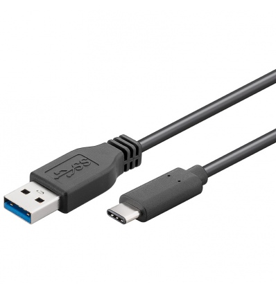 Kabel USB 3.1 konektor C/male - USB 3.0 A/male, č