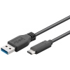 Kabel USB 3.1 konektor C/male - USB 3.0 A/male, č