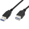 Premiumcord USB A-A 3m USB 3.0 prodlužovací, černý