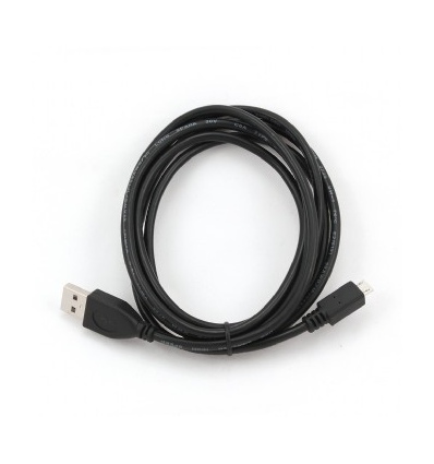 Kabel USB A-B micro, 1m, 2.0, černý, high quality