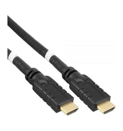 PremiumCord HDMI 4K/60Hz, ethernet, se zesilovačem, 3x stíněná, 2.0, 10m