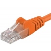 Patch kabel UTP RJ45-RJ45 level CAT6, 0.25m, oranžová