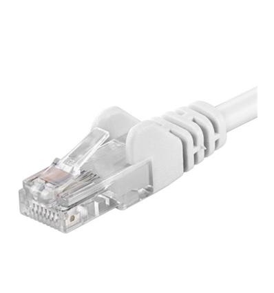 Patch kabel UTP RJ45-RJ45 level CAT6, 1m, bílá