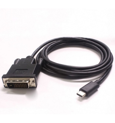 PremiumCord Kabel USB-C na DVI, FullHD@60Hz, 1,8m