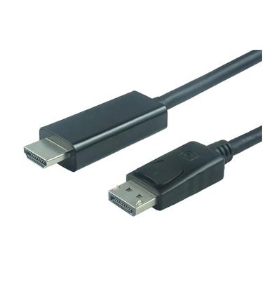 PremiumCord DisplayPort na HDMI kabel 1m M/M