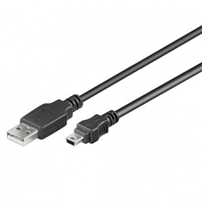 PremiumCord Kabel USB 2.0, A-B mini, 5pinů, 2m