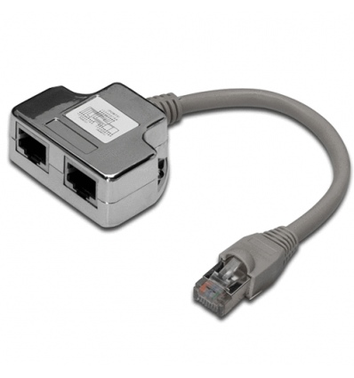 PremiumCord Modulární RJ45 distributor 2 porty 10/100Base T