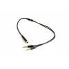 GEMBIRD 3.5 mm stereo jack 4-pin, redukce , 20 cm, 2xF/M