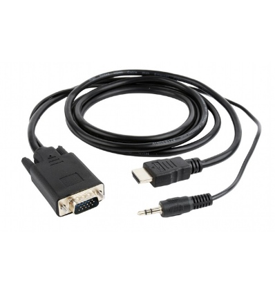 GEMBIRD Redukce HDMI to VGA + audio, 1,8m