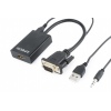 GEMBIRD Redukce VGA - HDMI, 0,15m, M/F