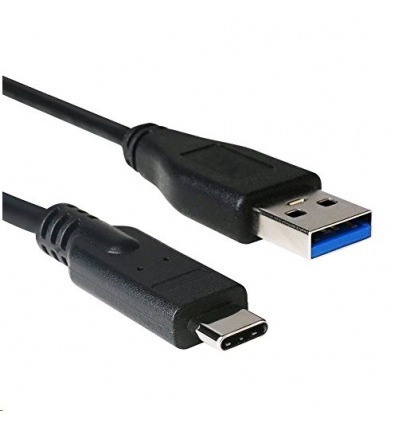 Kabel C-TECH USB 3.0 AM na Type-C kabel (AM/CM), 2m, černý