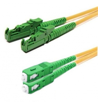 Patchcord FO Duplex E2000/APC-SC/APC 9/125um 2m, OS2