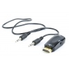 Adaptér C-TECH HDMI na VGA + Audio, M/F