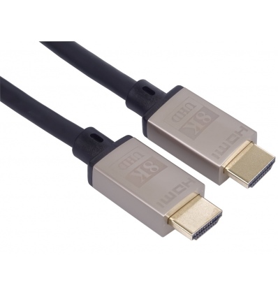 PremiumCord HDMI 2.1 High Speed + Ethernet kabel 8K@60Hz, zlacené 0,5m