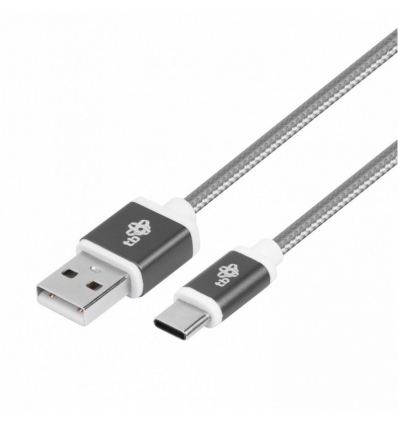 TB Cable USB - USB C 1.5 m gray tape