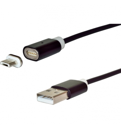 Datový kabel micro USB, magnetický, nabíjecí, 1.8 m