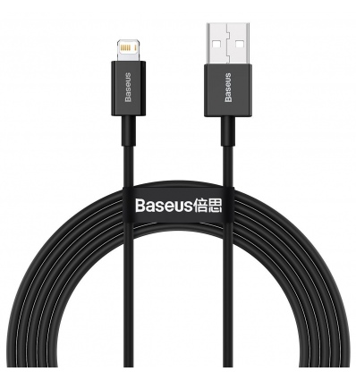 Baseus CALYS-A01 Superior Fast Charging Datový Kabel USB to Lightning 2.4A 1m Black