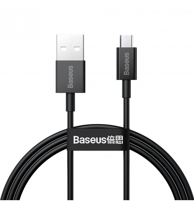 Baseus CAMYS-01 Superior Fast Charging Datový Kabel MicroUSB 2A 1m Black