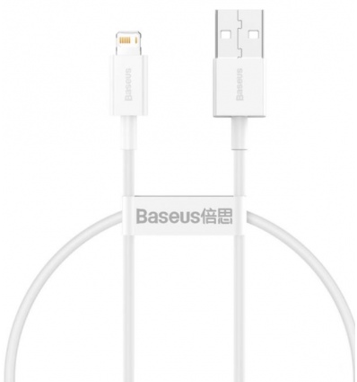 Baseus CALYS-02 Superior Fast Charging Kabel Lightning 2.4A 0.25m White