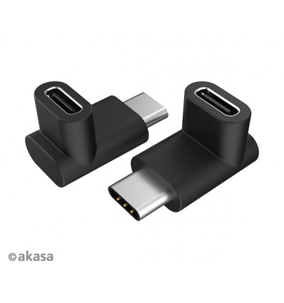 AKASA - 90° USB 3.1 Gen 2 Type-C na Type-C 2 ks