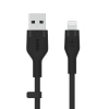 Belkin kabel USB-A na LTG_silikon, 1M, černý