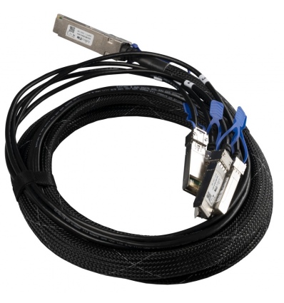 MikroTik XQ+BC0003-XS+ QSFP28 na 4xSFP28 rozbočovací kabel