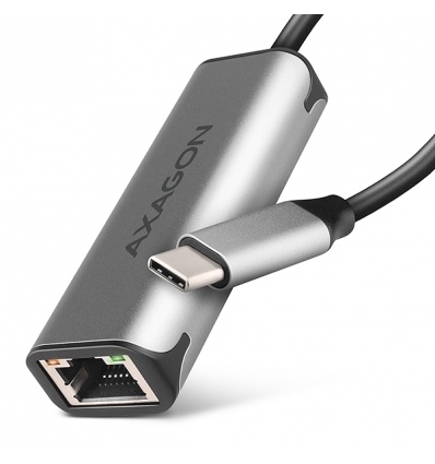 AXAGON ADE-25RC USB-A 3.2 Gen 1 - 2.5 Gigabit Ethernet síťová karta, Realtek 8156, auto install,šedá