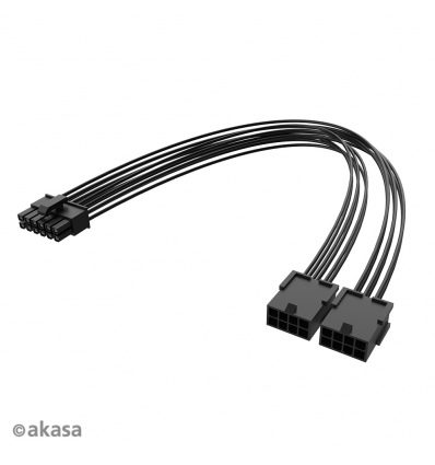 AKASA - PCIe 12-Pin na Dual 8-Pin adaptér