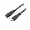 PremiumCord Prodlužovací kabel USB 3.2 generation 2, C/male - C/female, 1m