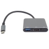 PremiumCord Adaptér USB-C na HDMI + USB3.0 + PD, rozlišení 4K a FULL HD 1080p