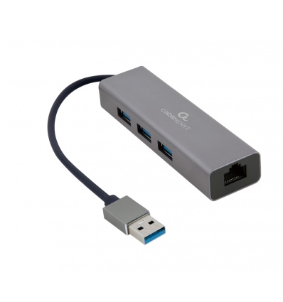 Gembird USB-A/LAN, 3x USB 3.0