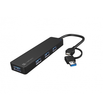 Rozbočovač Natec MAYFLY 4xUSB-A 3.0 HUB + USB-A adaptér