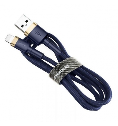 Baseus datový kabel Cafule Lightning 1m 2,4A zlato-modrý