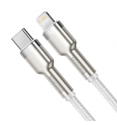 Baseus Datový kabel Cafule USB-C/Lightning PD 20W 1m bílý