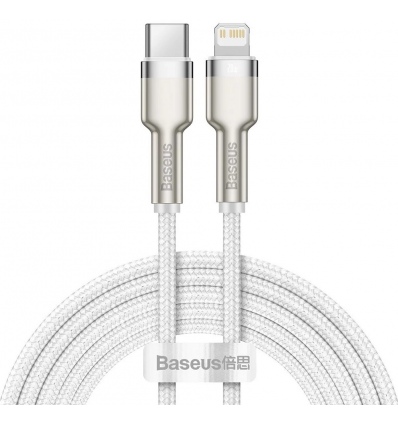 Baseus Datový kabel Cafule USB-C/Lightning PD 20W 2m bílý