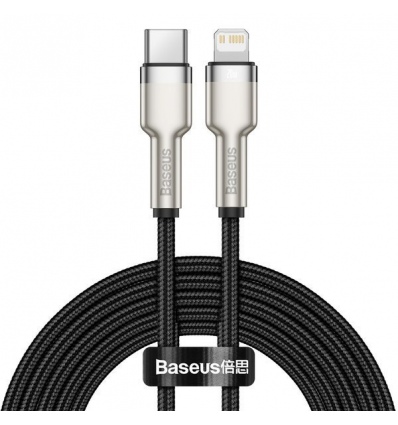 Baseus Datový kabel Cafule USB-C/Lightning PD 20W 2m černý