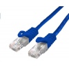 Kabel C-TECH patchcord Cat6, UTP, modrý, 3m