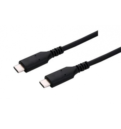 Kabel C-TECH USB 4.0, Type-C (CM/CM), PD 100W, 40Gbps, 1m, černý