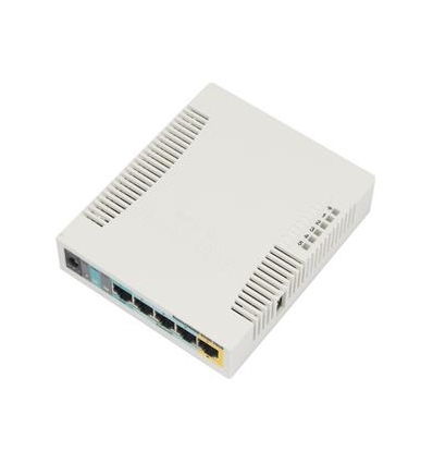 Mikrotik RB951Ui-2HnD,600MHz,128MB RAM,RouterOS L4