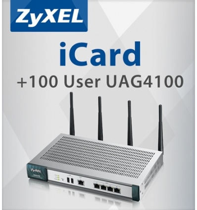 ZYXEL UAG4100 e-license from 200 to 300 clients