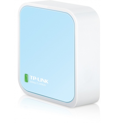 TP-LINK TL-WR802N N300 Nano Router/AP/extender/Client/Hotspot,1xRJ45, 1x Micro USB