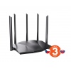 Tenda TX12 Pro AX3000 WiFi6 Router, 1x GWAN, 3x GLAN, IPv6, 5x 6dBi, WPA3, Mesh, CZ app