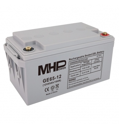 MHPower GE65-12 Gelový akumulátor 12V/65Ah