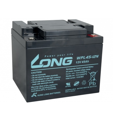 LONG baterie 12V 45Ah M6 LongLife 12 let (WPL45-12N)